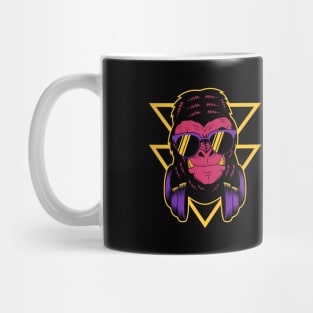 Retro Gorilla Design Mug